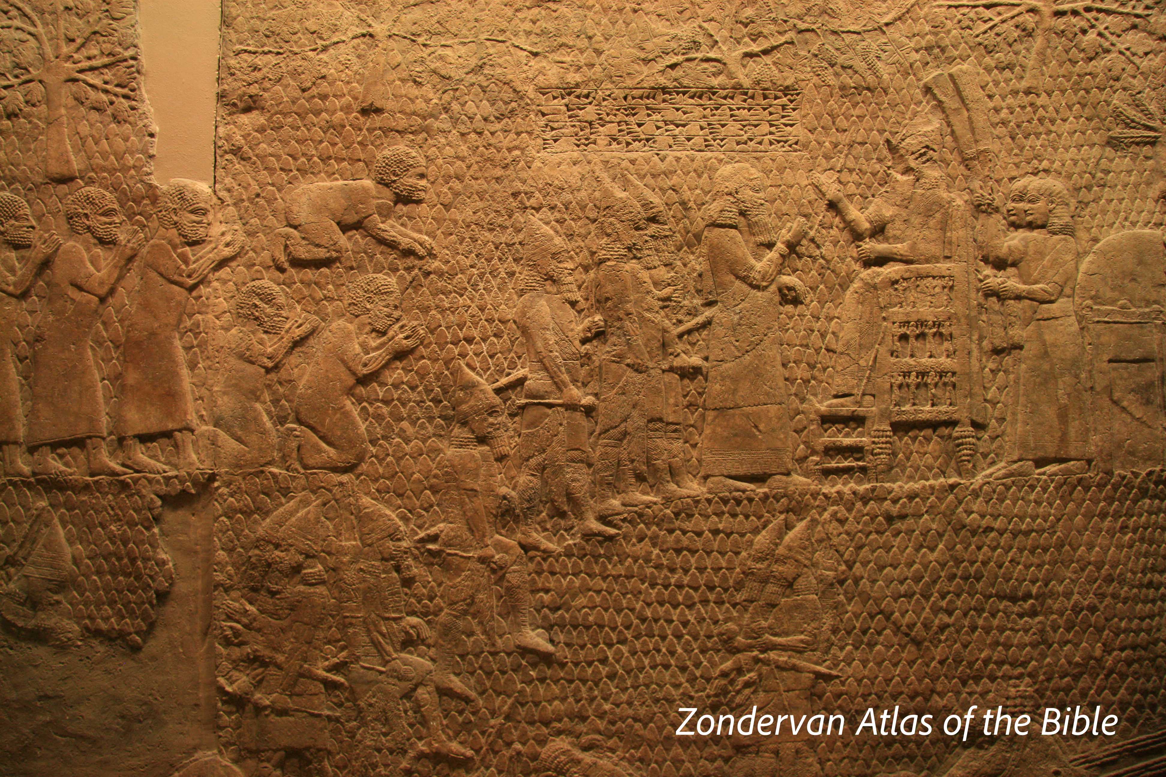 Relief: Sennacherib on his Throne