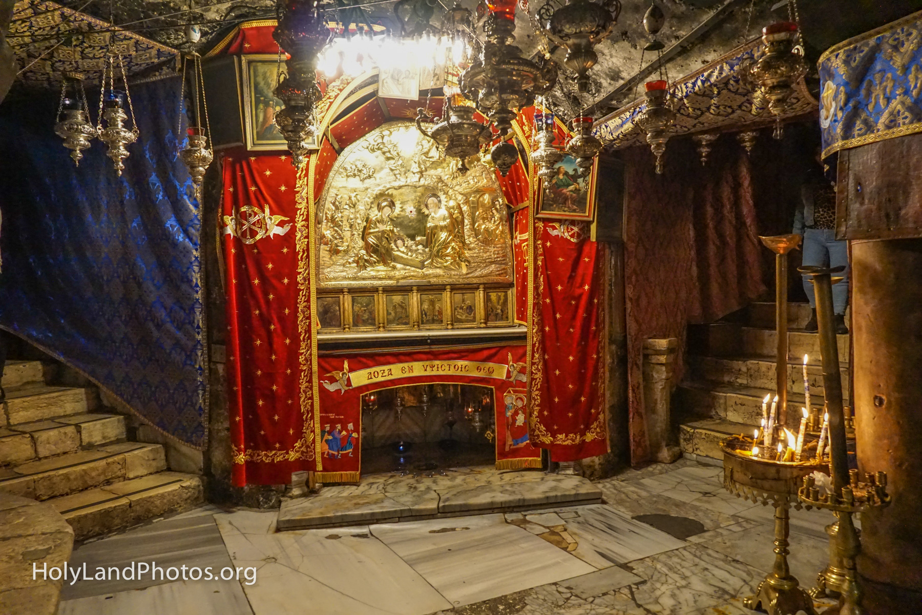 Grotto of the Nativity 1 — Bethlehem Church of the Nativity — Holy Land ...