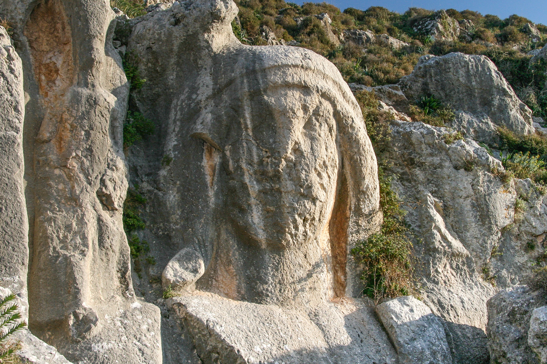 Rock Carving Detail — Antioch On the Orontes — Holy Land Photos
